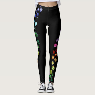 Leggings met dubbele rij Gemstone