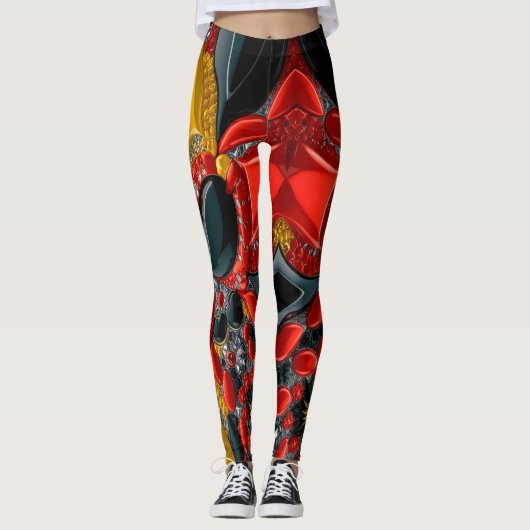 Leggings met Duitsland Kleuren ontwerp (Voorkant)