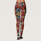 Leggings met Duitsland Kleuren ontwerp (Achterkant)