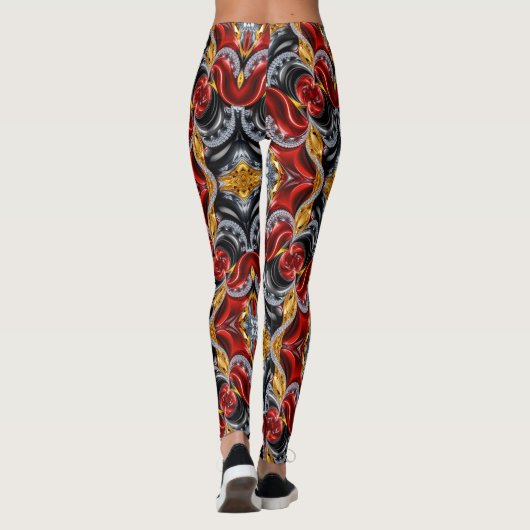Leggings met Duitsland Kleuren ontwerp (Achterkant)