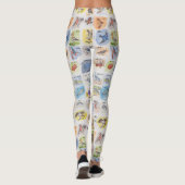 Leggings met eekhoorns en andere dieren (Achterkant)