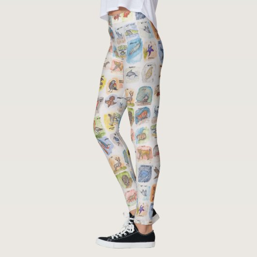 Leggings met eekhoorns en andere dieren (Links)