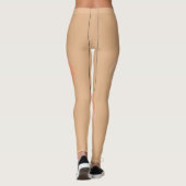 Leggings met een abstract perzikkleurig ontwerp (Achterkant)