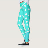 Leggings met een blauwe stip (Links)
