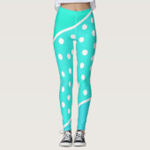Leggings met een blauwe stip (Voorkant)