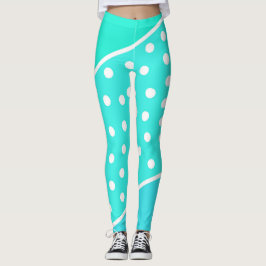 Leggings met een blauwe stip