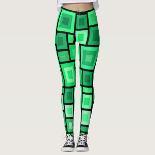 Leggings met een deel van geometrische vormen