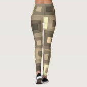 Leggings met een deel van geometrische vormen (Achterkant)