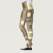 Leggings met een deel van geometrische vormen (Links)