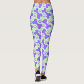 Leggings met een dog en pow (Achterkant)