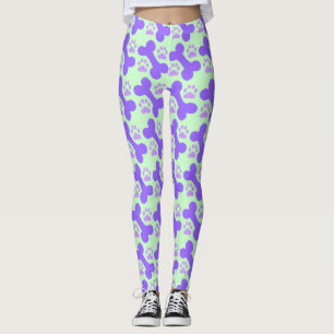 Leggings met een dog en pow
