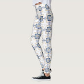 Leggings met een geometrisch patroon (Links)