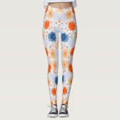 Leggings met een levendig abstract ontwerp (Voorkant)