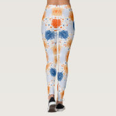 Leggings met een levendig abstract ontwerp (Achterkant)