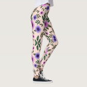 Leggings met een levendig bloemenpatroon (Rechts)