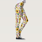 Leggings met een levendig bloemenpatroon (Rechts)