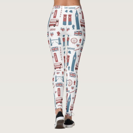 Leggings met een Londens thema (Achterkant)