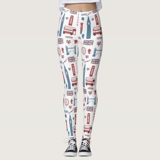 Leggings met een Londens thema (Voorkant)
