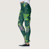 Leggings met een modern bloemontwerp (Links)