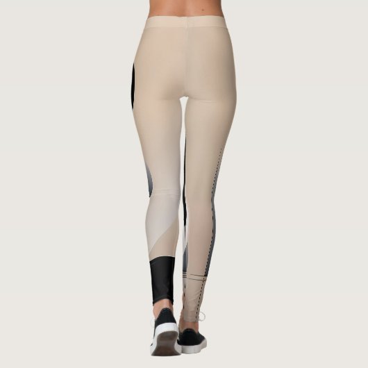 Leggings met een modern design dat eenvoud weerspi (Achterkant)