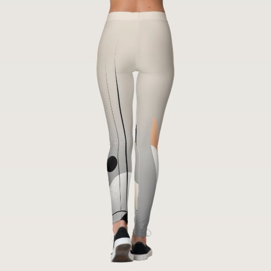 Leggings met een modern design dat eenvoud weerspi (Achterkant)