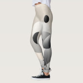 Leggings met een modern design dat eenvoud weerspi (Links)