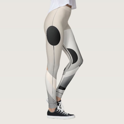 Leggings met een modern design dat eenvoud weerspi (Rechts)