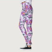 Leggings met een opvallend bloemenpatroon (Links)