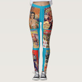 Leggings met emmett Watson pulp magazine cover (Voorkant)