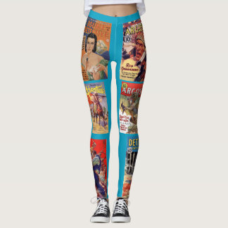 Leggings met emmett Watson pulp magazine cover