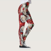 Leggings met Engels Rozen Design (Rechts)