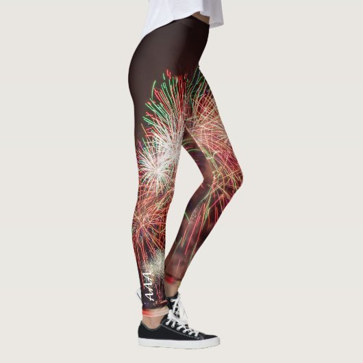 leggings MET FIREWERKEN EN MONOGRAM (Rechts)
