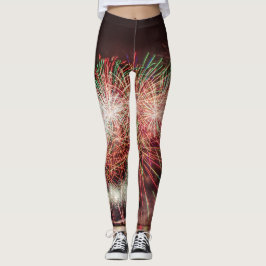 leggings MET FIREWERKEN EN MONOGRAM