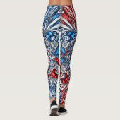 Leggings met Franse kleuren design (Achterkant)