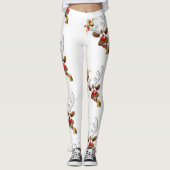 LEGGINGS MET GEKKE GETSET ***REINDEER *** (Voorkant)