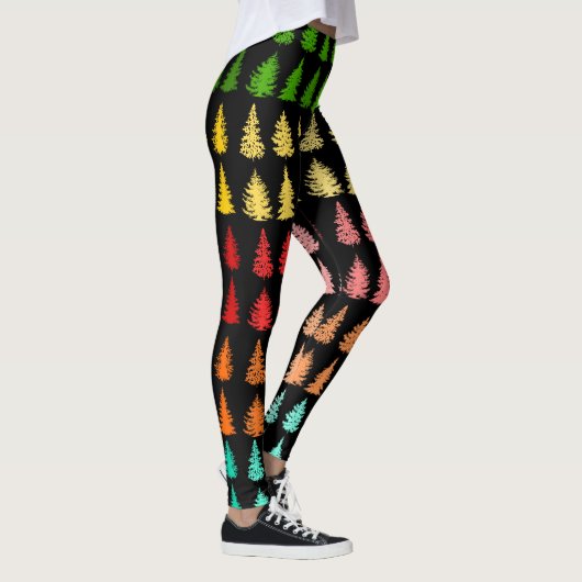 Leggings met gekleurde bomen (Rechts)