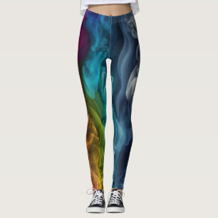 Leggings met gekleurde rook - Koel