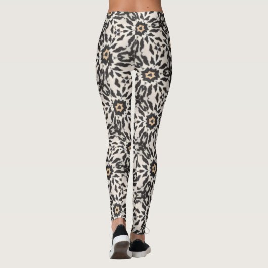 Leggings met geometrische stippen (Achterkant)