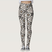 Leggings met geometrische stippen (Voorkant)