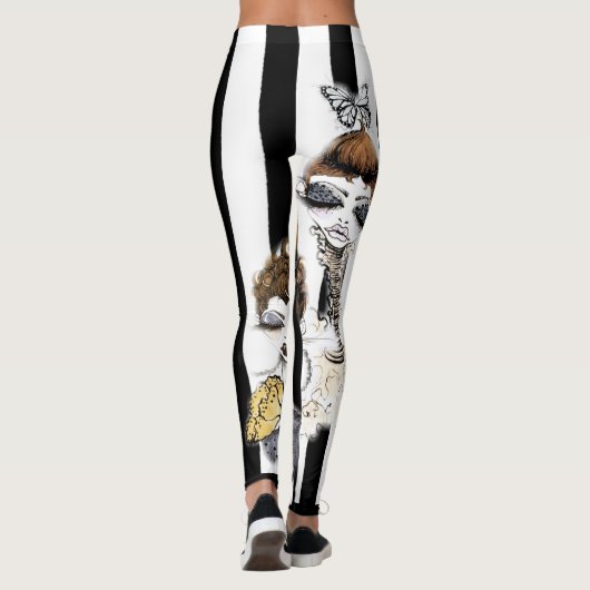Leggings met gestreept Pixie (Achterkant)