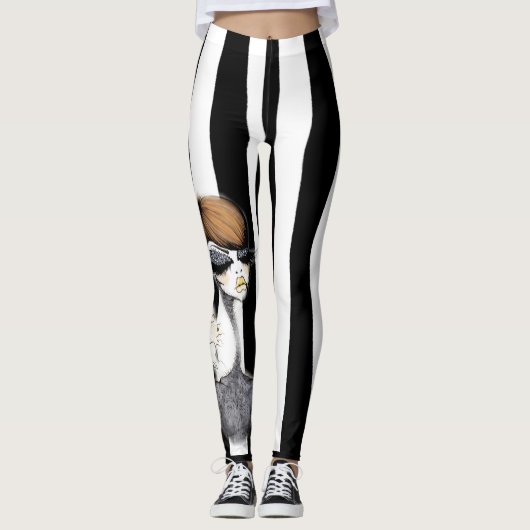 Leggings met gestreept Pixie (Voorkant)