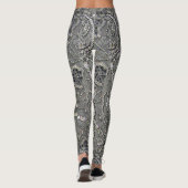 Leggings met getande kant (Achterkant)