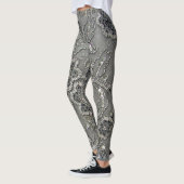 Leggings met getande kant (Links)