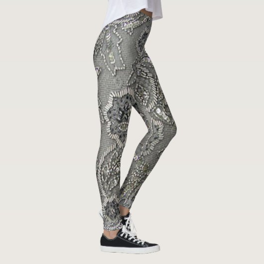 Leggings met getande kant (Rechts)