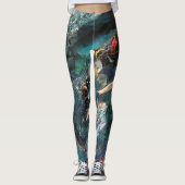 Leggings met Gevist net (Voorkant)