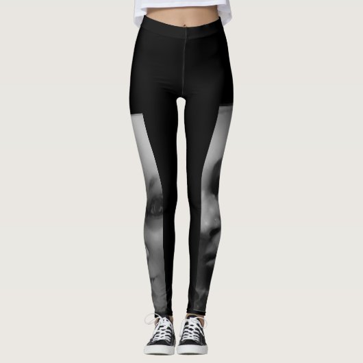 Leggings met gezicht (Voorkant)