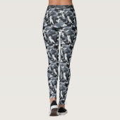 Leggings met grijze katalysatoren (Patroon 1) (Achterkant)