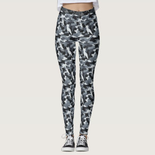 Leggings met grijze katalysatoren (Patroon 1)
