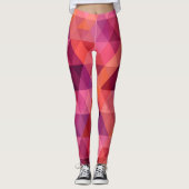Leggings met grillig meerkleurig ontwerp (Voorkant)
