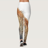 leggings met grizzly beer cub (Achterkant)